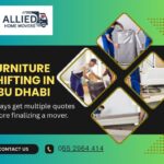 Furniture Shifting in Abu Dhabi – Get Free Quotes from Top Movers dubai