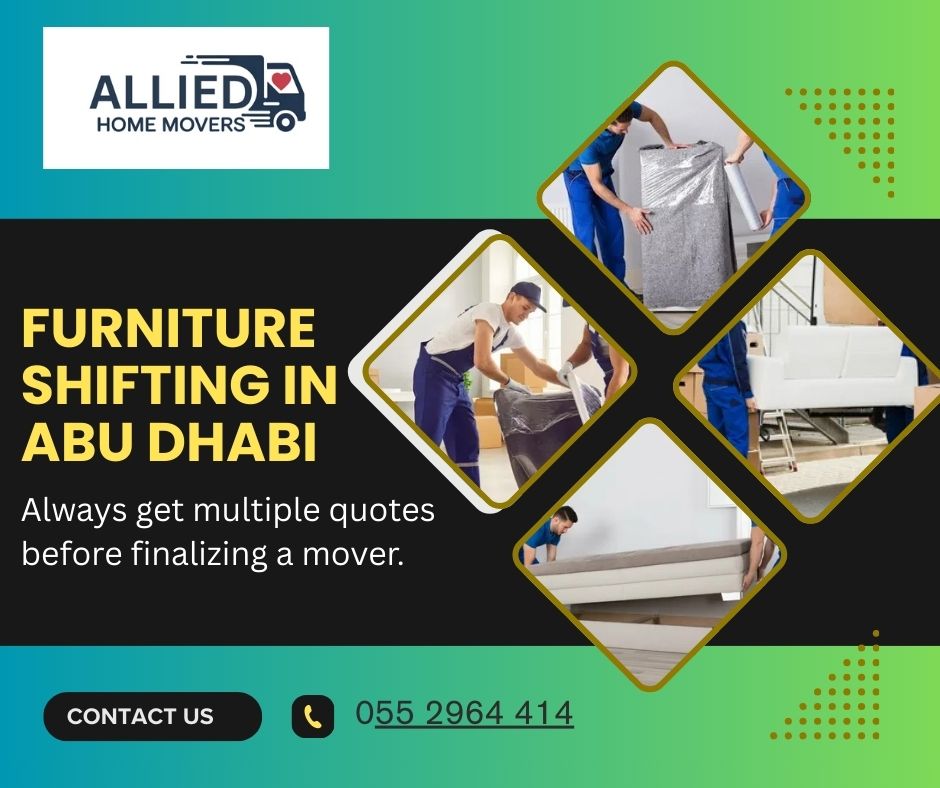 Furniture Shifting in Abu Dhabi – Get Free Quotes from Top Movers dubai